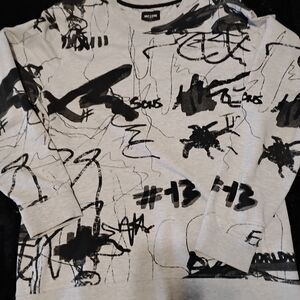 ONLY & SONS Monochrome Graphic Sweatshirt